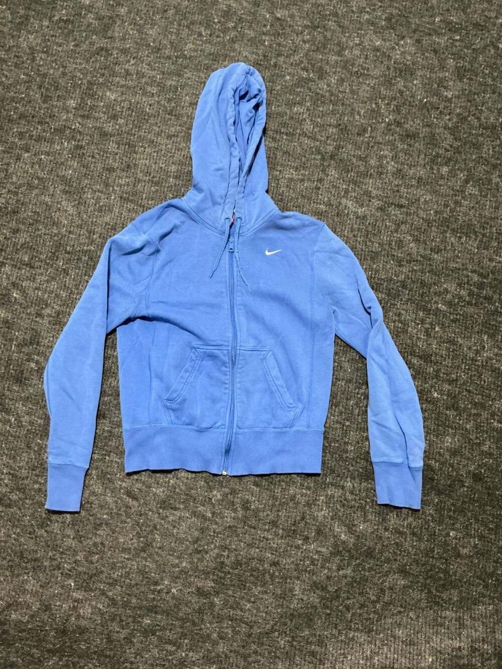 Nike Zip up Hoodie Womens Size Small Blue Used